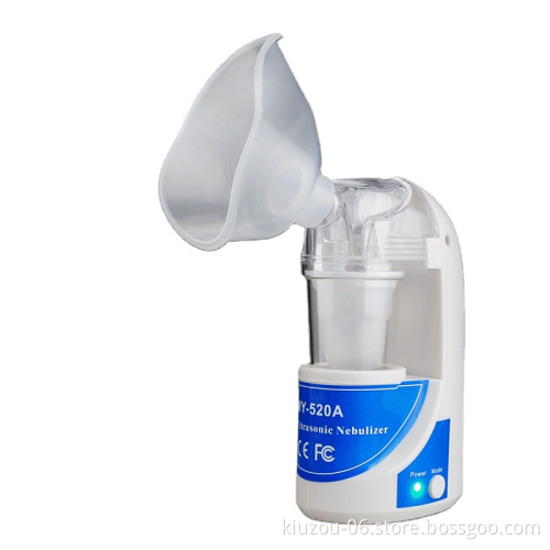KIUZOU Home Ultrasonic Nebulizer Compact and Portable Inhalers Nebulizer Mist Discharge Asthma Inhaler Mini Atomizer (EU Plug)